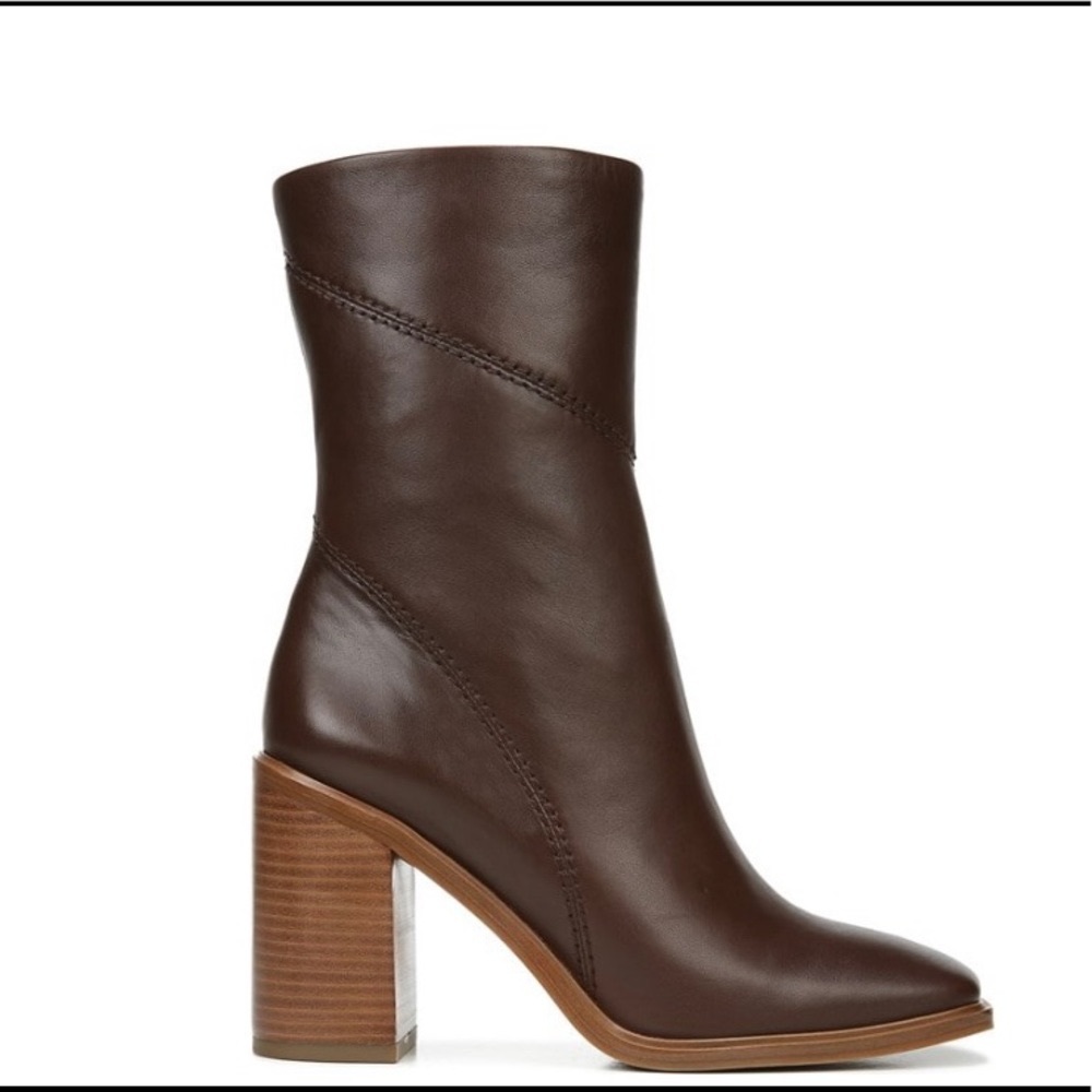 PRICE FIRM ❤️❤️❤️ Franco Sarto Stevie Block Heel Brown Boots